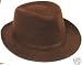 Brown Child Kid Felt FEDORA HAT explorer costume
