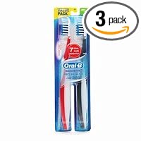 Oral-B Crossaction Pro Health, 40 Soft Twin Pack (Pack of 3)