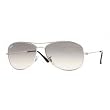 Ray-Ban RB 3362-003/32 Silver COCKPIT/AVIATOR Metal-Frame Sunglasses With Crystal Grey Gradient Lenses-59mm