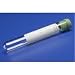 Kendall 8881320454 Monoject Glass Blood Collection Tube with Silicone Coated Green Stopper, 5mL Draw, 13mm Diameter x 75mm Length, Sodium Heparin 143 Units Liquid Additive (Case of 1000)