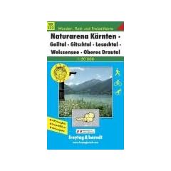 Naturarena K�rnten-Gailtal-Gitschtal-Lesachtal-Weissensee-Oberes Drautal. Wanderkarte. 1 : 50 000.
