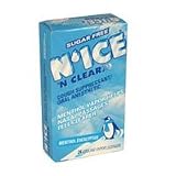 NICE Sugar Free Cough Suppressant/Oral Anesthetic Lozenges, Menthol Eucalyptus Flavor - 16 ea