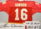 Len Dawson Signed Kansas City Chiefs Jersey - HOF 87