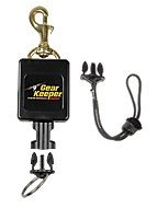Gear Keeper Firefighter Retractor w/ Brass Snap Clip Mount - RT3-4483