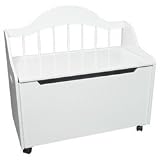 Gift Mark White Deacon Style Toy Box with Spindle... by Gift Mark