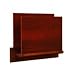 Chart Racks - Wall Mount Chart and File Holder - Dark Red Mahogany (Dark Red Mahogany) (11.5"H x 15.5"W x 3.5"D)