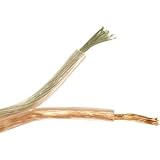 C2G / Cables to Go 27294 16 AWG Bulk Speaker Wire (500 Feet, Clear)