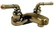 Ultra 4" Antique Brass Lever Handle Lavatory Faucet