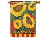 Summer Sunflowers Standard Flag
