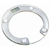 HomeImage HI6K815 Digital Round Glass Bath Scale