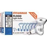 Sylvania Lighting 15676 R-20 Reflector Floodlight 130v 6pack 45w