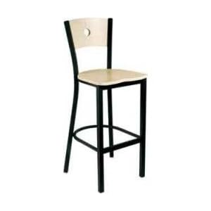 Richardson Bullseye Series - 30 Bar Stool: Mahogany by KegWorks