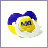 Baby Fanatic LSU Louisana State Fightin Tiger One Pacifier-Official Licensed Collegiate Pacifier