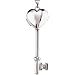 Sterling Silver Heart Key Locket
