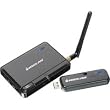4 Port USB 2.0 Wireless Hub - Compatible with Windows XP and Vista not Windows 7