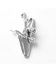 Sterling Silver Lily Of The Valley Flower Charm