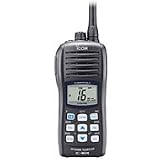 M34 Waterproof Handheld VHF Radio Black