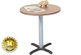 36 Round Lunchroom Table - Oak