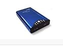 ITC22050 Festplatten MultiMedia Player USB MP3 DivX JPG f&uuml;r 2,5" IDE HDD in blau