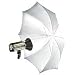 Umbrella, RUD: White Satin Shoot-Through 45