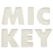 M-I-C-K-E-Y 6-Pc. Letter Dishes Set