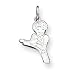 Sterling Silver Boy Martial Arts Charm QC1366