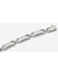 7mm 14k Fancy Hollow Bracelet 7"
