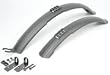 Pyramid Clip On Fender Set Black Bicycle Bike