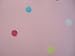 Kitchen & Housewares : Blackout Thermal Roller Blind, 'dotty pink', 90cm (3ft) x 170cm (5ft 6"), cut to size, with FREE CORD SAFETY HOOK