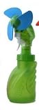 O2 Cool 2059 Squeeze Breeze Misting Fan Green