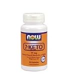 Now Foods 7-KETO 25mg, 90 caps( Eight Pack)
