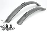 Pyramid Clip On Fender Set Black Bicycle Bike