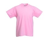 Kinder T-Shirt Valueweight; Rosa,128