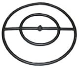 Black Iron Round Fire Ring - 12