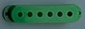 3 Pickup Covers for Strat Green