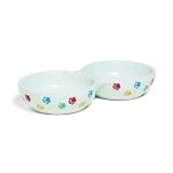 Ethical Pet Products 8.5 Double Paw Print Cat Dish -- 1 Dish