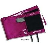 ADC 840 Adcuff  Bladder, 2-Tube, xsmall, Black, Latex Free