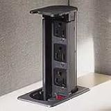 Pull-Up Electrical Receptacle for 61000 Series Rectangular Training Tables