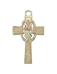 Black Hills Gold 10K Cross Pendant