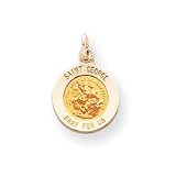 14k Saint George Medal Charm