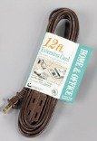 Coleman Cable 9403-07 12-Foot Triple Tap Extension Cord, Brown