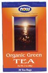 Green Tea Raspberry Organic by NOW Foods - (30 Bags)
