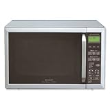 Sharp R957SLM Platinum Silver Large 900W/1400W Touch Control Convection Oven 40L 1.4cuft