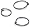 Blomdahl Natural Titanium Hoop Sleeper Earrings - 10mm