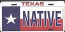 Texas Native License Plate