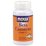 Beta Carotene 25,000 IU 250 Softgels