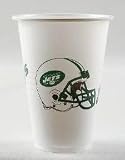 NFL New York Jets Disposable Plastic Cups Pack Of 24
