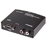 Brand New HDMI to VGA  R/L Stereo Audio Converter