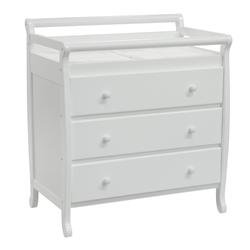 Emily 3 Drawer Changer Snowflake White   Free Shipping