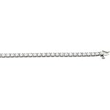 14K White Gold Diamond Bracelet